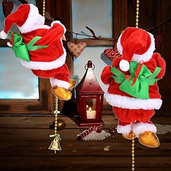 Amazon | chengcheng サンタクロース 動く 人形 クリスマス